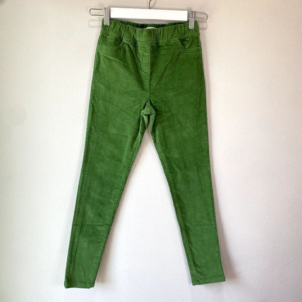 Mini Boden Corduroy Pants Green NWT 11
